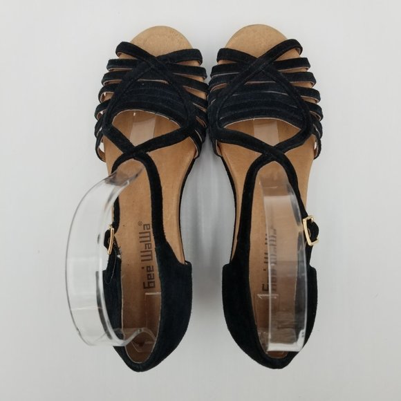 Anthropologie Gee WaWa Doris Platform Suede Sandals - Picture 7 of 11